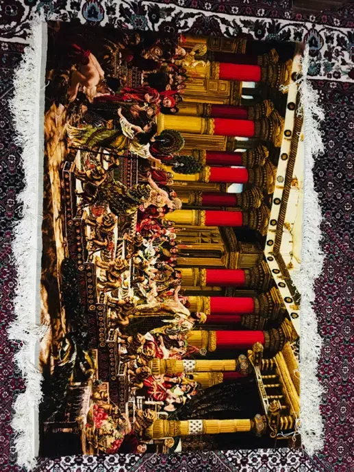 تابلو فرش|تابلو فرش|بهار, |دیوار