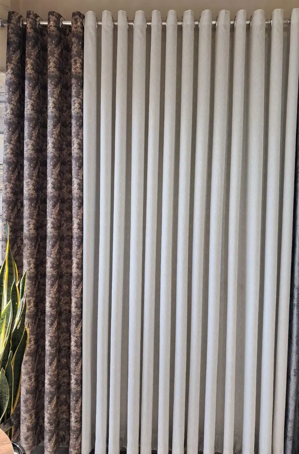 فروش پرده ویترین مغازه زیرقیمت|پرده، رانر، رومیزی|لنگرود, |دیوار