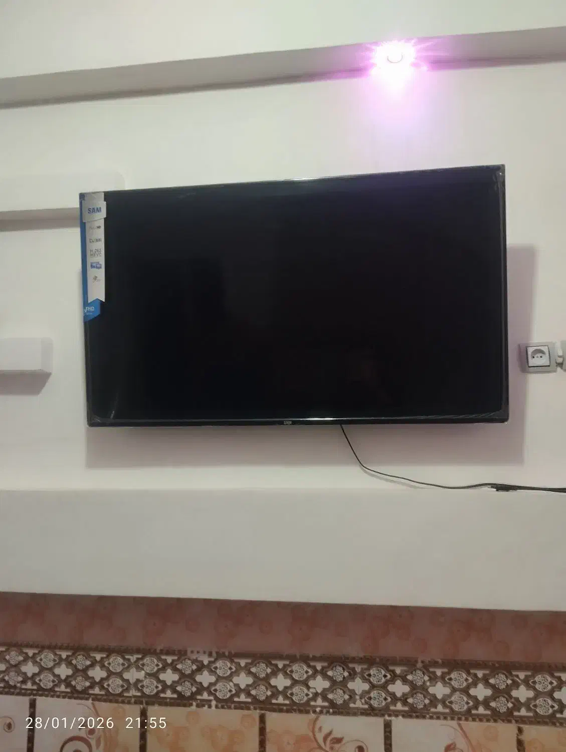 تلویزیون سام ۵۰ اینچ|تلویزیون و پروژکتور|زاهدان, |دیوار