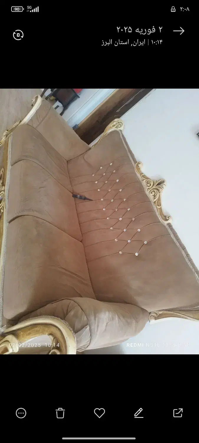 مبل ۷نفره|مبلمان خانگی و میز عسلی|مشکین‌دشت, |دیوار