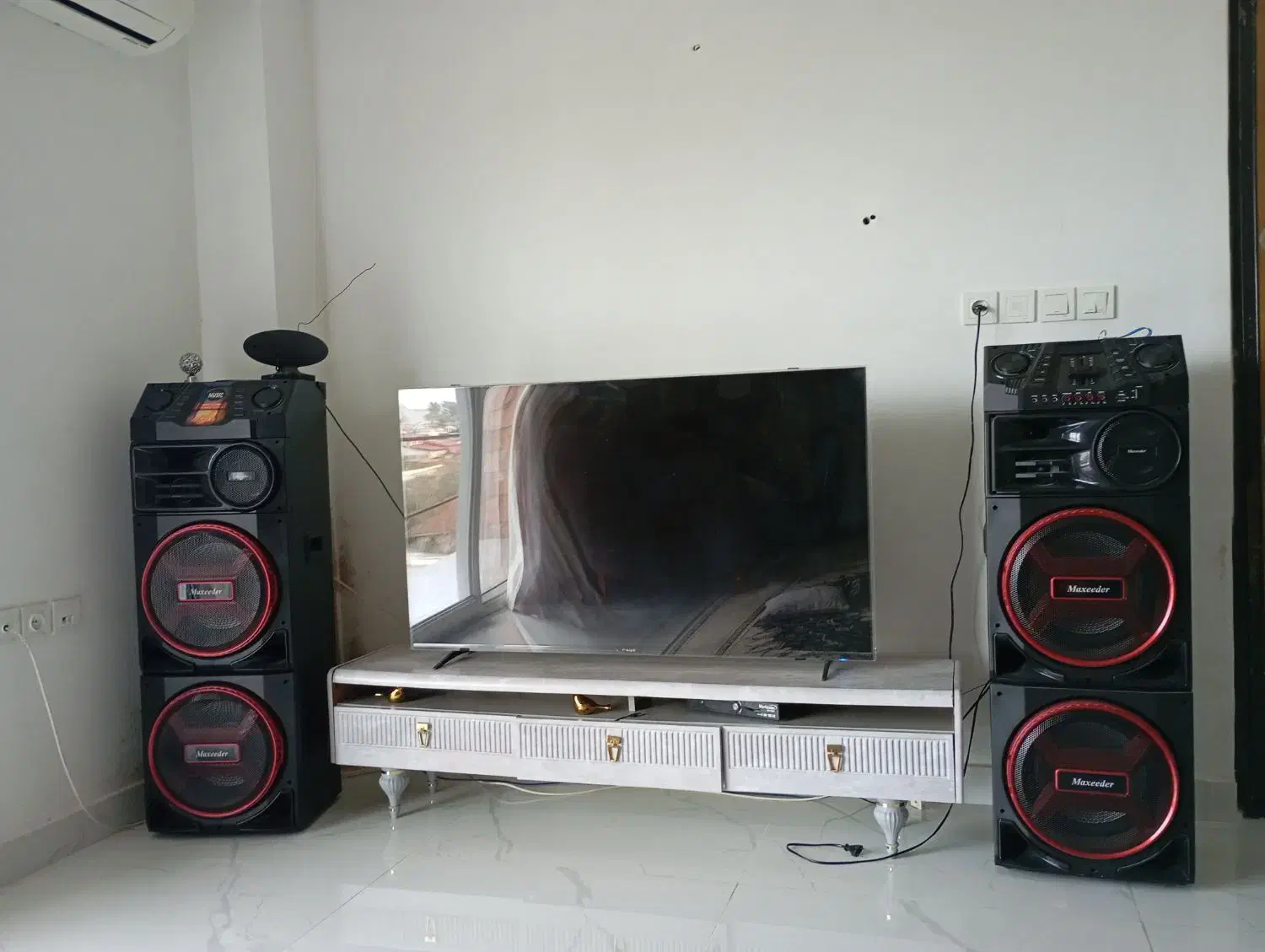 اسپیکر ۳۸۰۰۰مکسیدر خانگی|سیستم صوتی خانگی|هچیرود, |دیوار