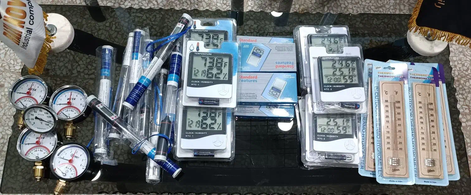 ترمومترمانومتر دما سنج رطوبت سنج فشار سنج ترازو|آرایشی، بهداشتی، درمانی|قهدریجان, |دیوار