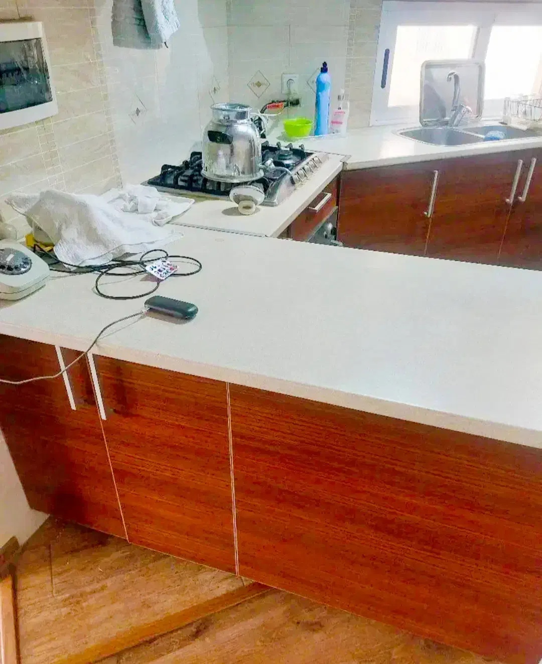 کابینت mdf آشپزخانه|مصالح و تجهیزات ساختمان|هشتگرد, شهرک بعثت|دیوار