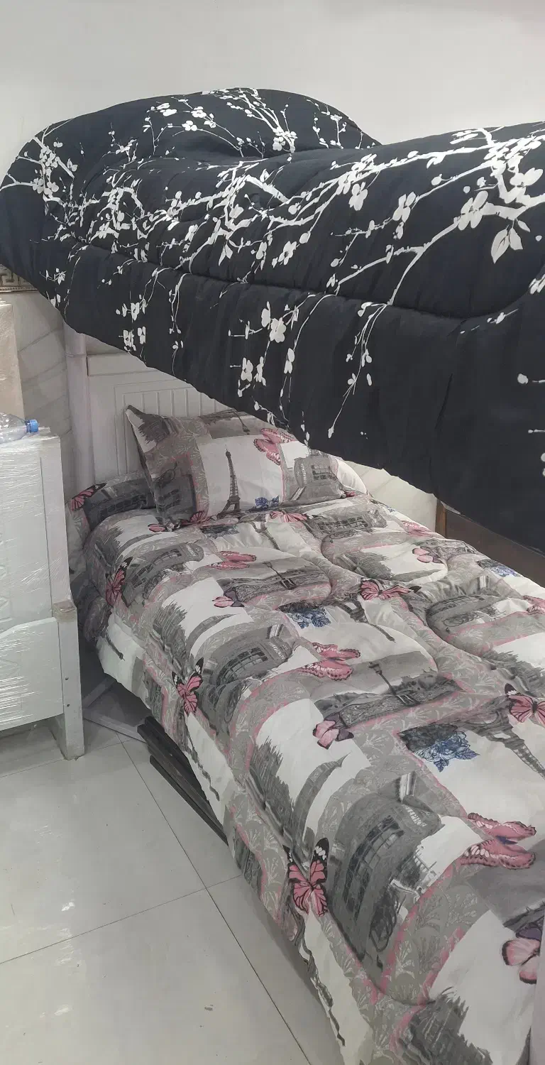 تخت دو طبقه وکیوم ا قسا ط|تخت و سرویس خواب|اراک, |دیوار