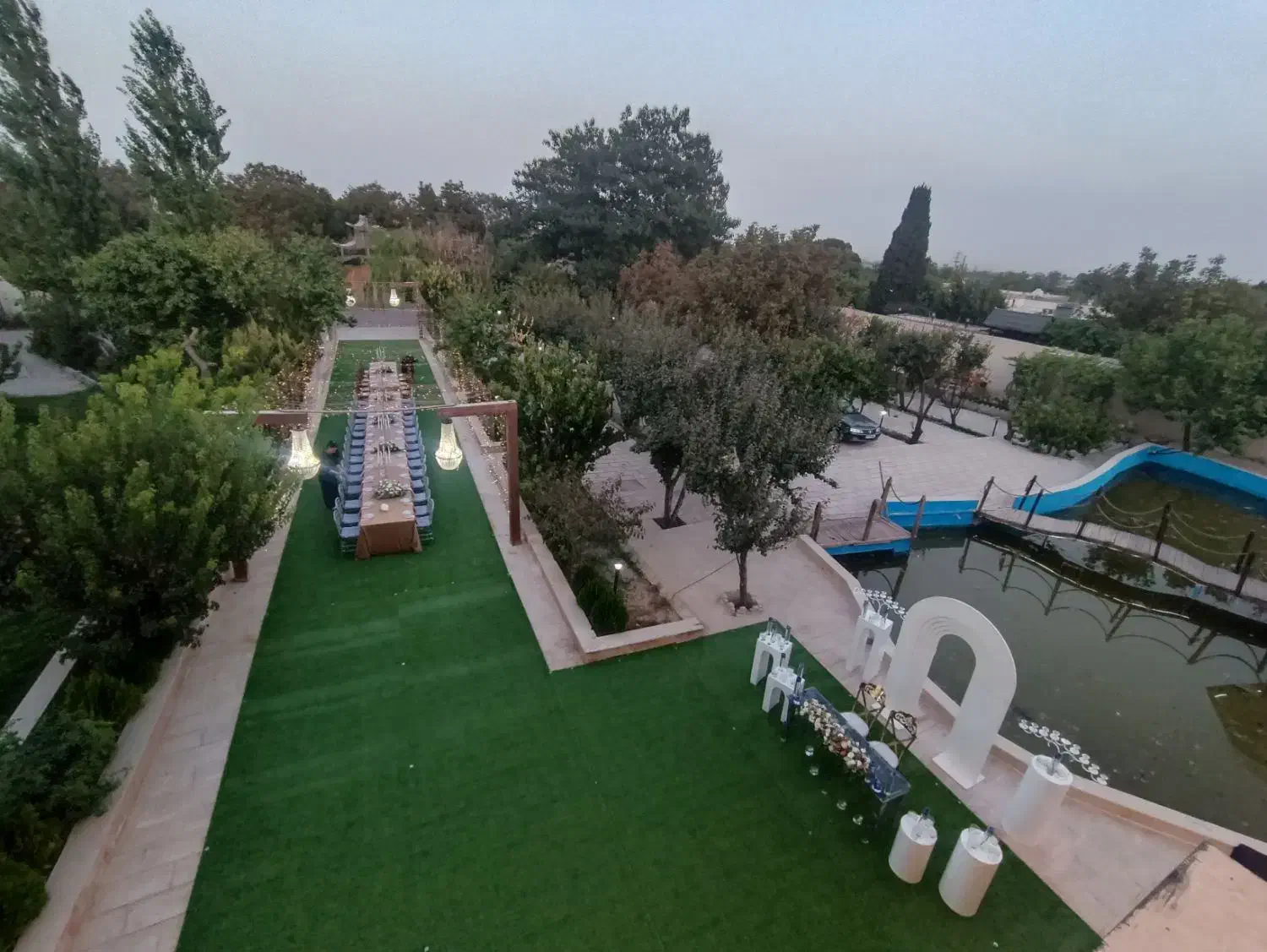 160متر چمن مصنوعی ۱۵میل در حد نو یو وی دار|گل مصنوعی|وحیدیه, |دیوار