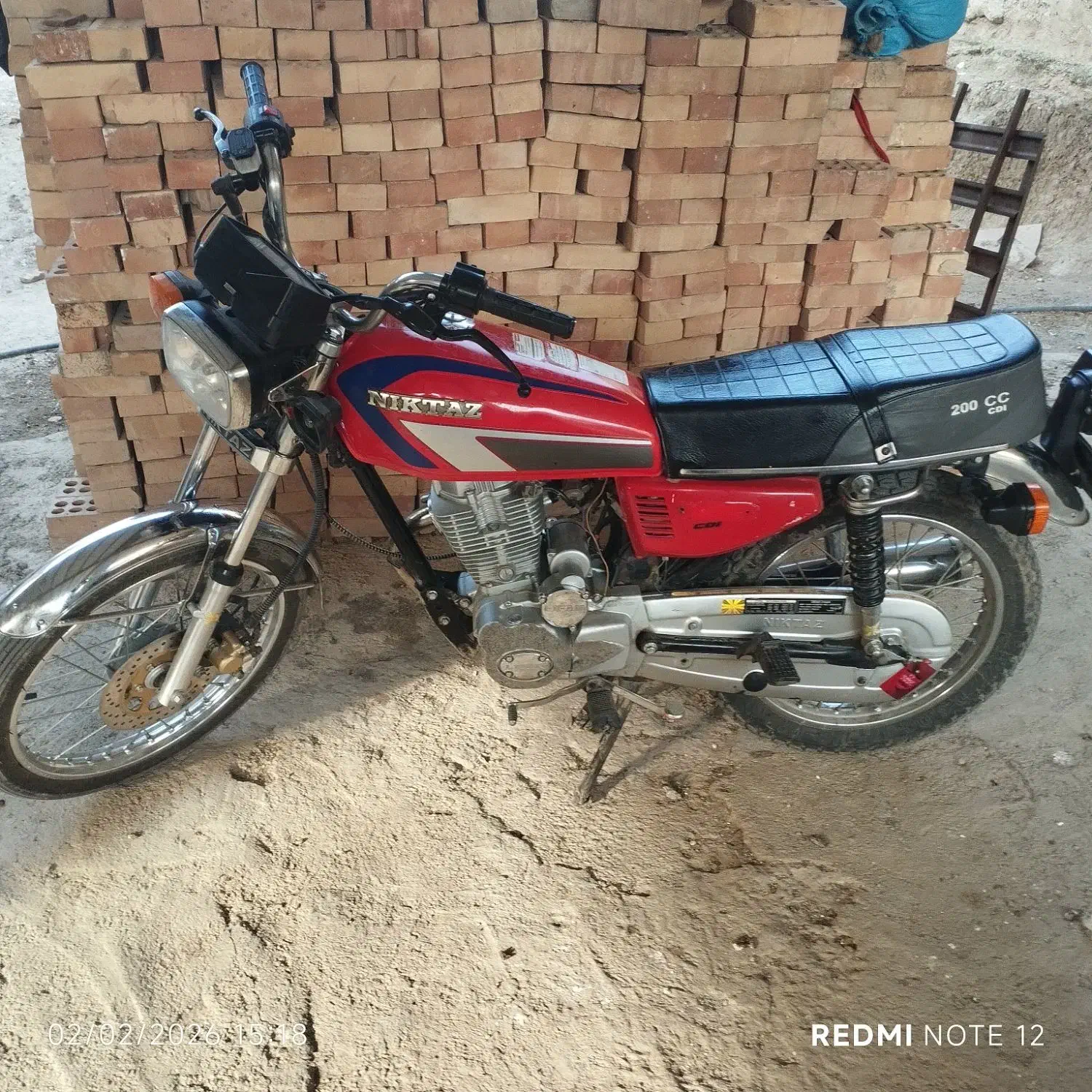 موتور ۲۰۰نیکتاز تمیز|موتورسیکلت|آزادشهر, |دیوار