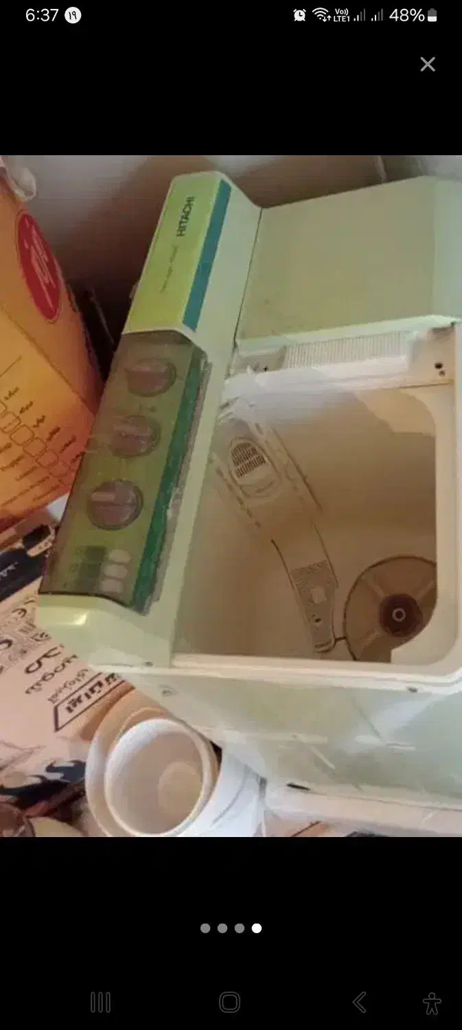 لباسشویی دوقلو هیتاچی|ماشین لباسشویی و خشککن لباس|فارسان, |دیوار