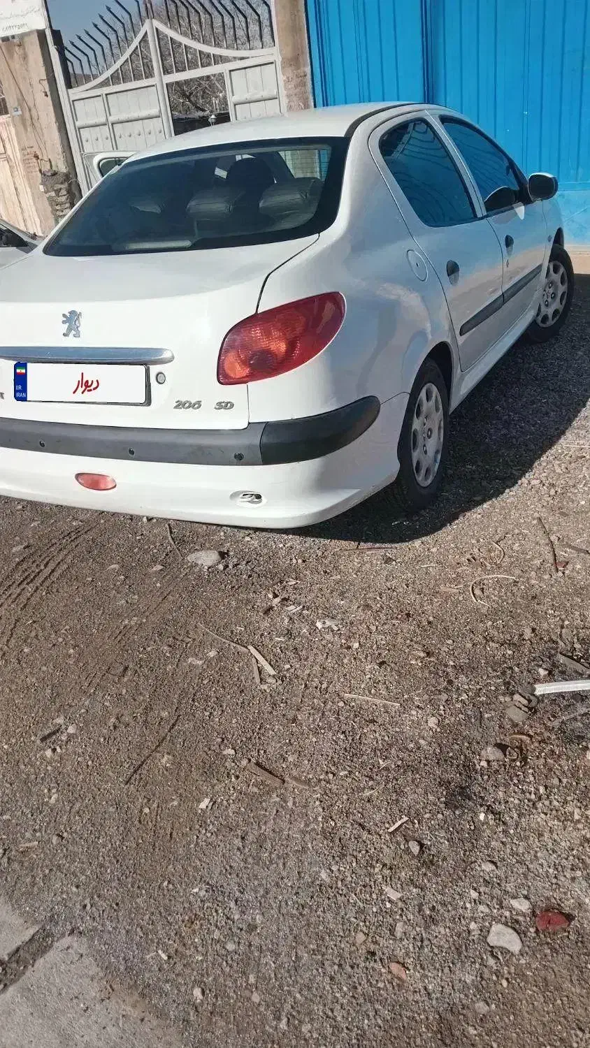 206 sd . مدل ۹۸|خودرو سواری و وانت|باغ بهادران, |دیوار