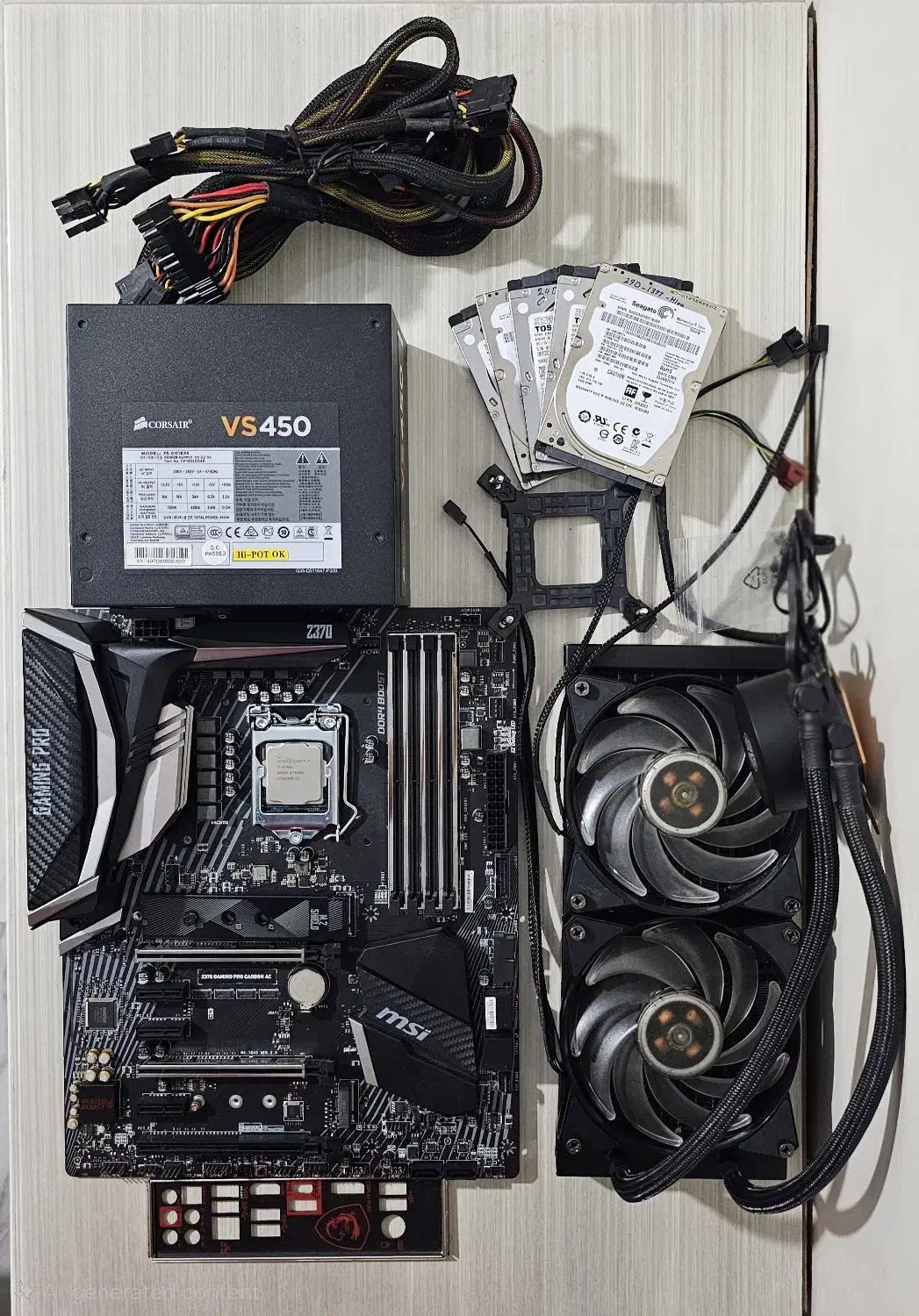 باندل i7 ،کولر، پاور، هارد، کارت صدا|قطعات و لوازم جانبی رایانه|تهران, حکیمیه|دیوار