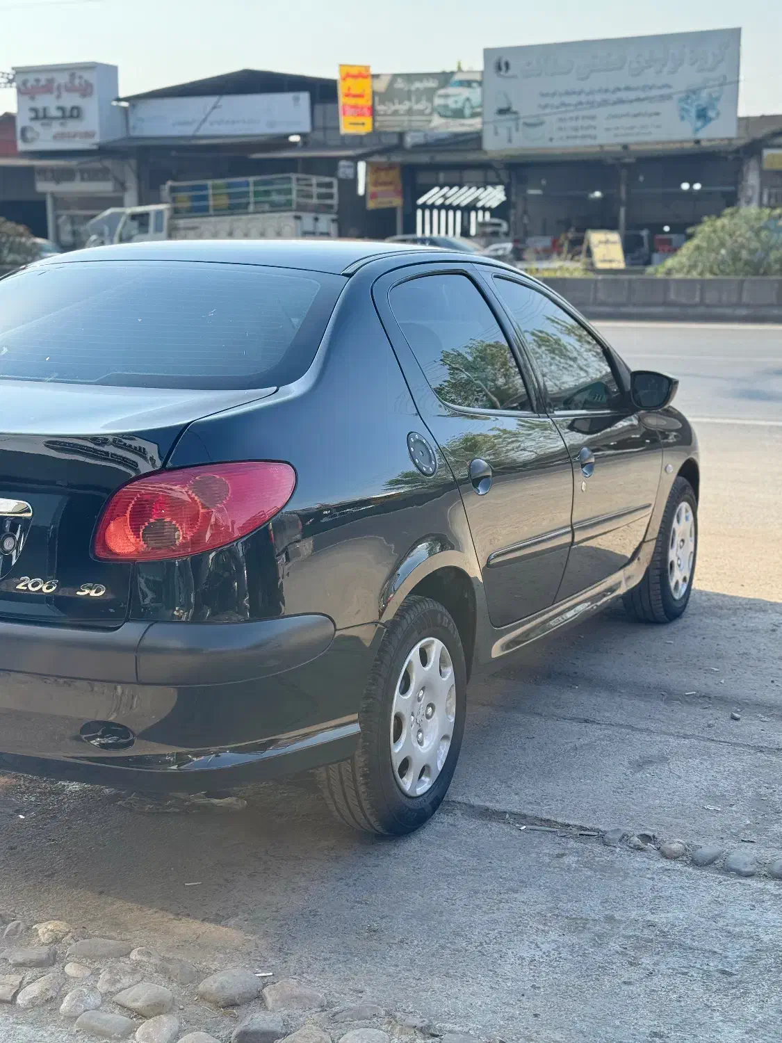 پژو 206 SD (صندوق دار) 1396 مشکی|خودرو سواری و وانت|بابل, |دیوار