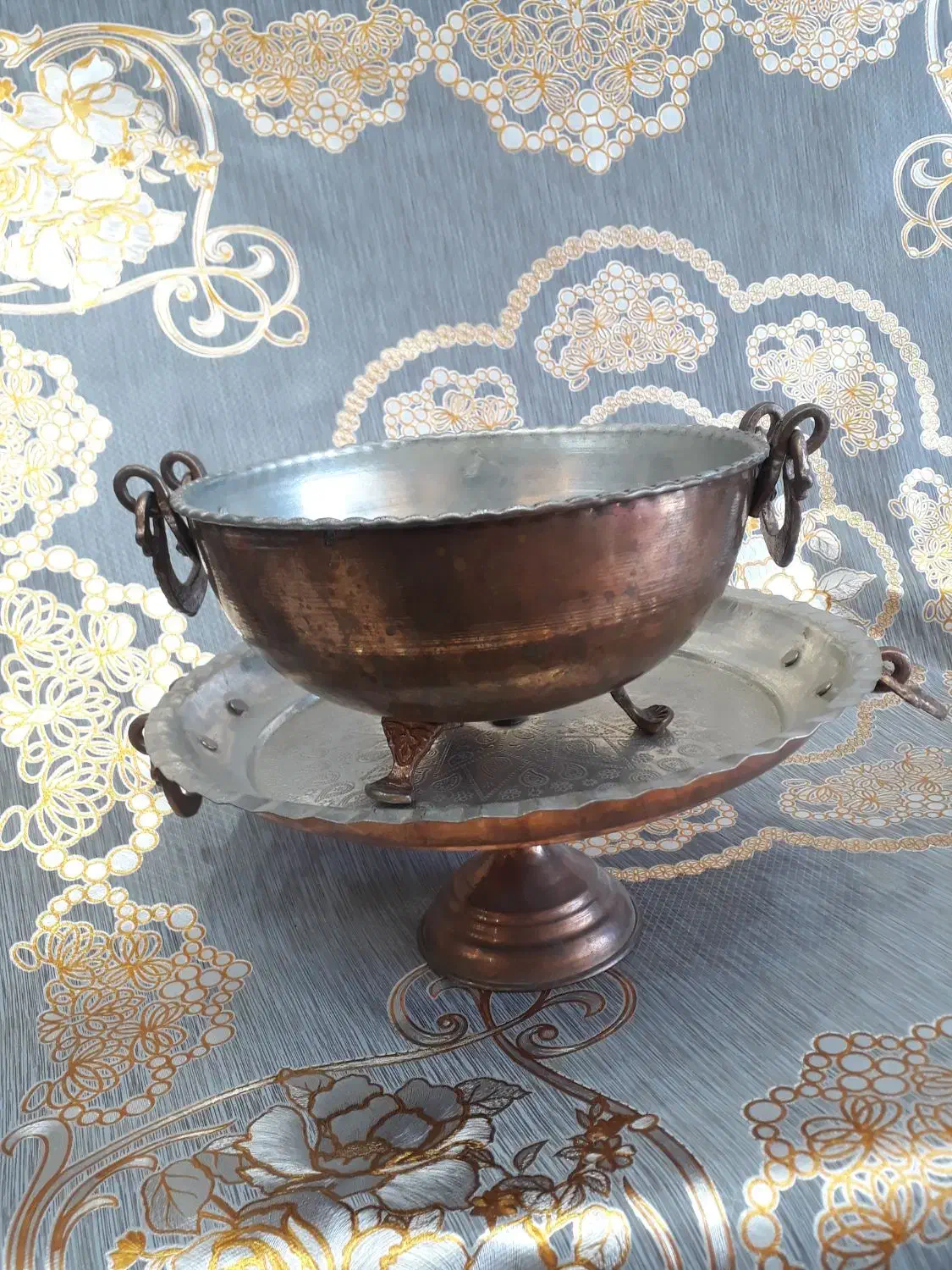 ظروف مسی|ظروف سرو و پذیرایی|سبزوار, باهنر|دیوار