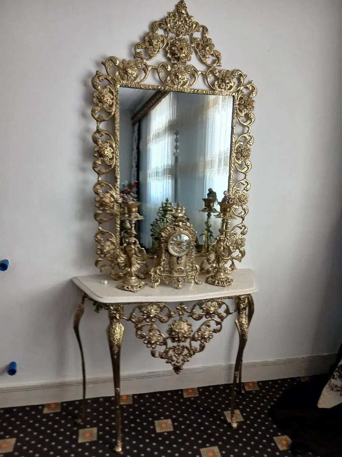 اینه شمدان طرح برنز درحدنوبدون خطر خش|بوفه، ویترین، کنسول|قیدار, |دیوار