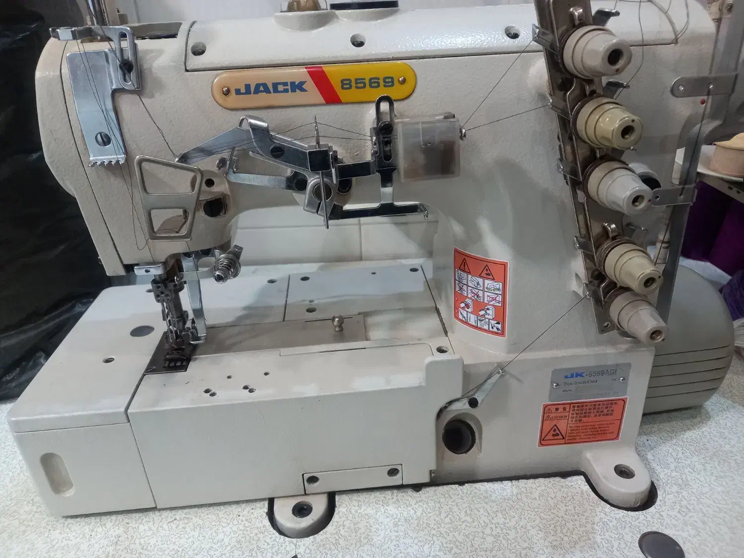 میاندوز صنعتی جک ۵ نخ دینام مگنتی|چرخ خیاطی و ریسندگی|هرسین, |دیوار