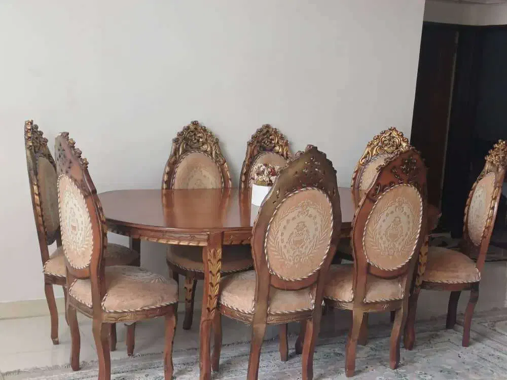 میز ناهارخوری 8 نفره|میز و صندلی غذاخوری|سیرجان, |دیوار