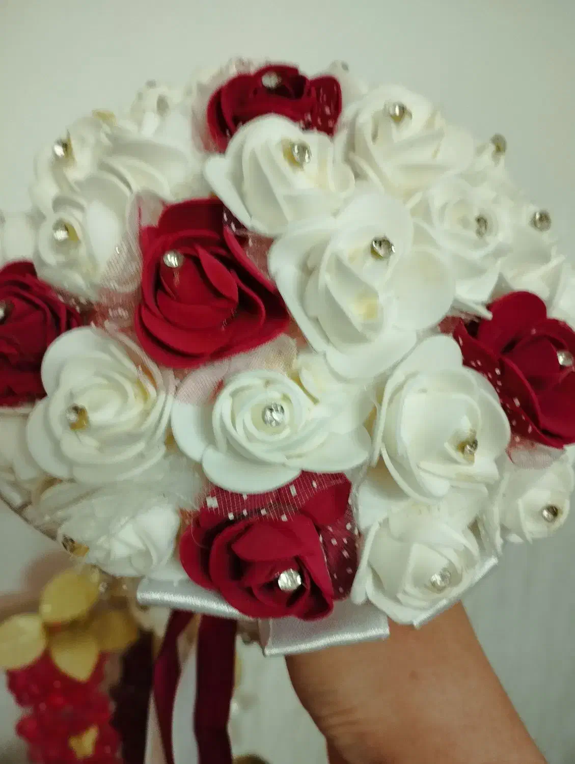 دسته گل عروس|گل مصنوعی|اردکان, |دیوار