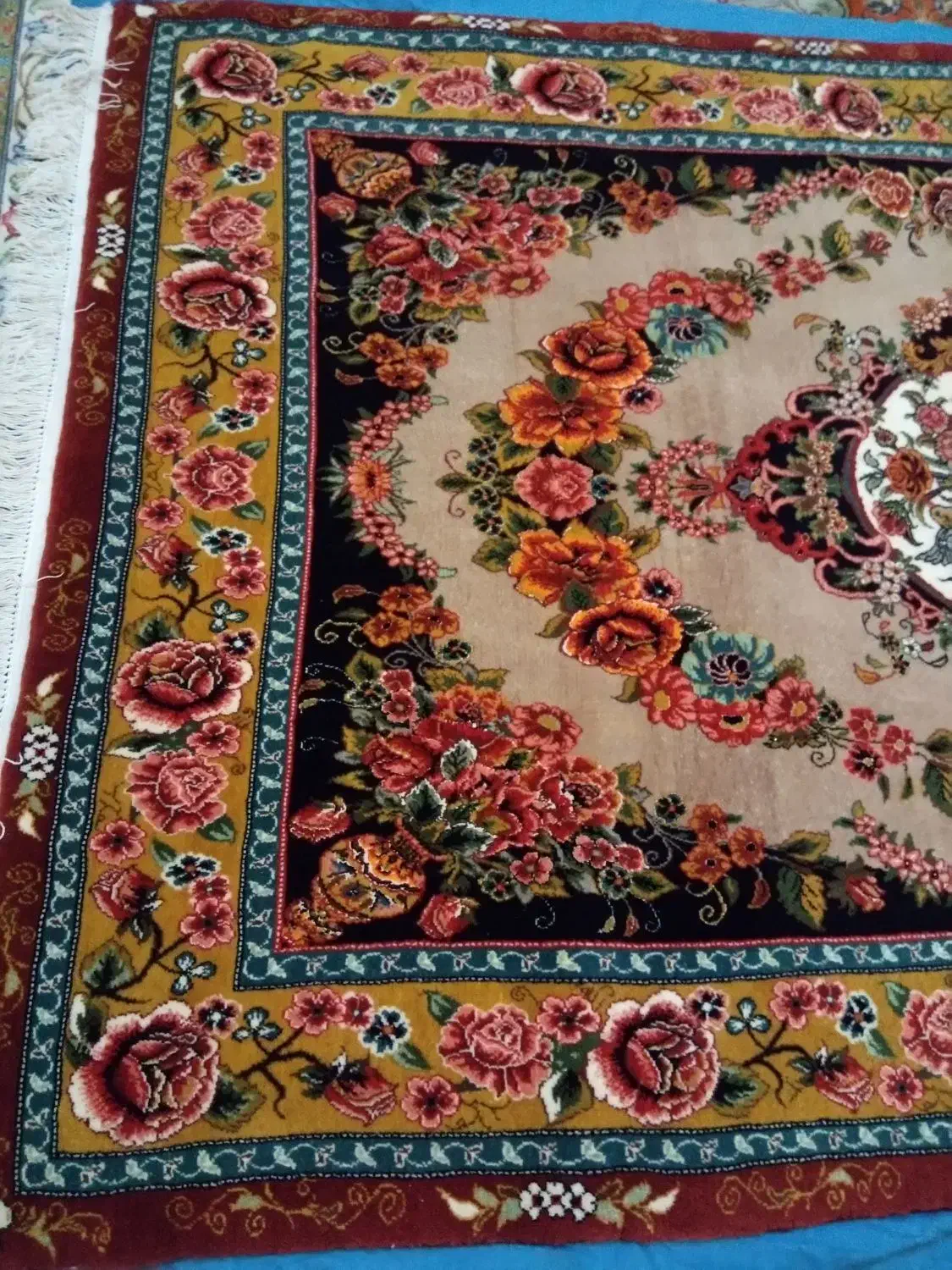 قالیچه دستبافت انتیک و کلکسیونی|فرش|تهران, یوسف‌آباد|دیوار