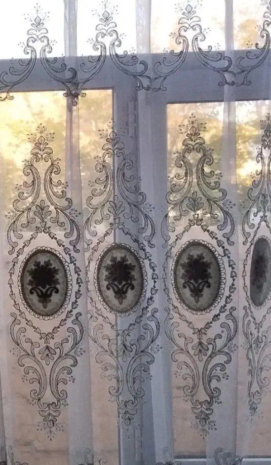 پرده درحدنوسالم تمیز|پرده، رانر، رومیزی|لالجین, |دیوار