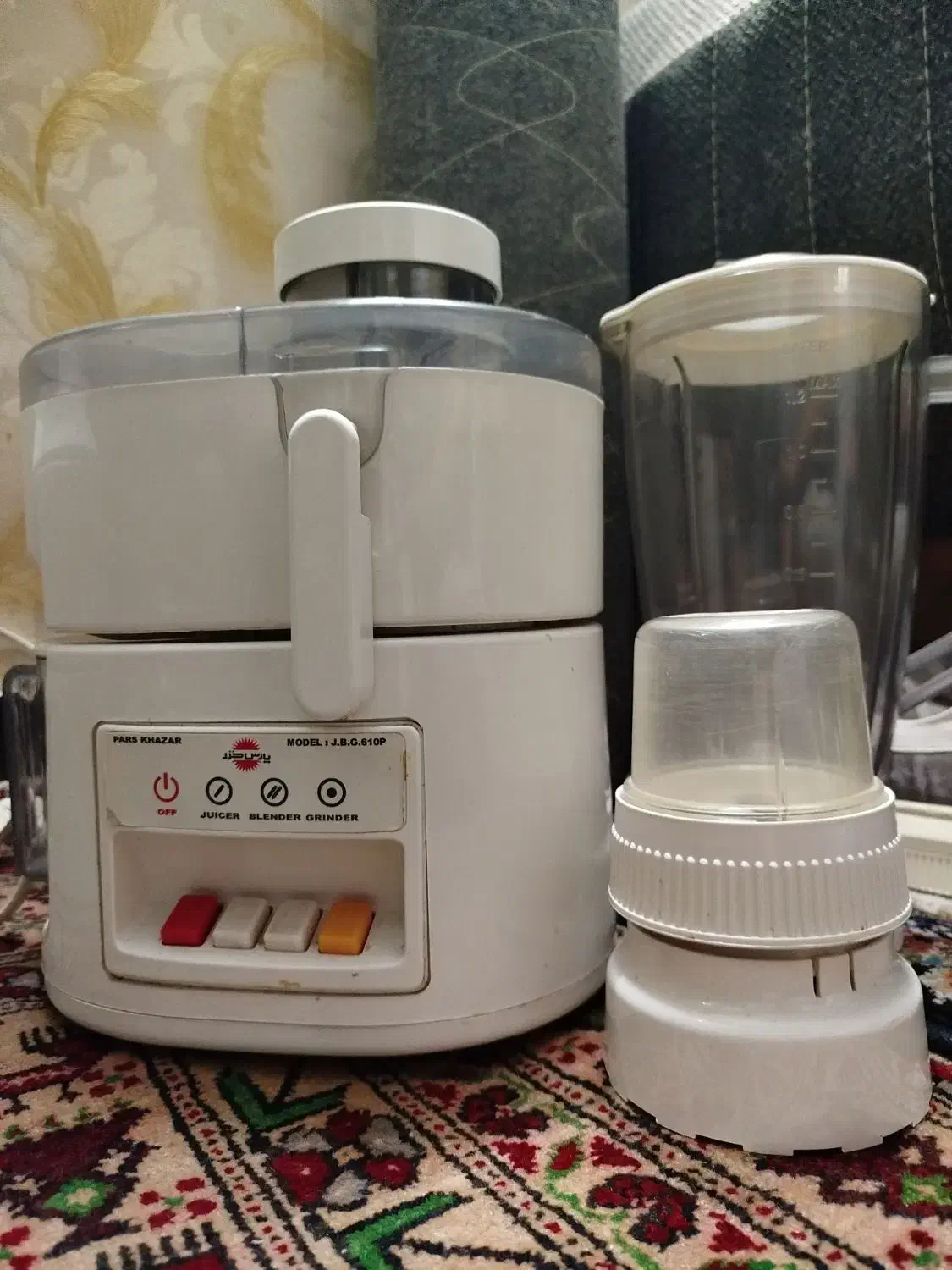 آبمیوه گیری سه کاره پارس خزر|خردکن، آسیاب، غذاساز|قم, پردیسان|دیوار