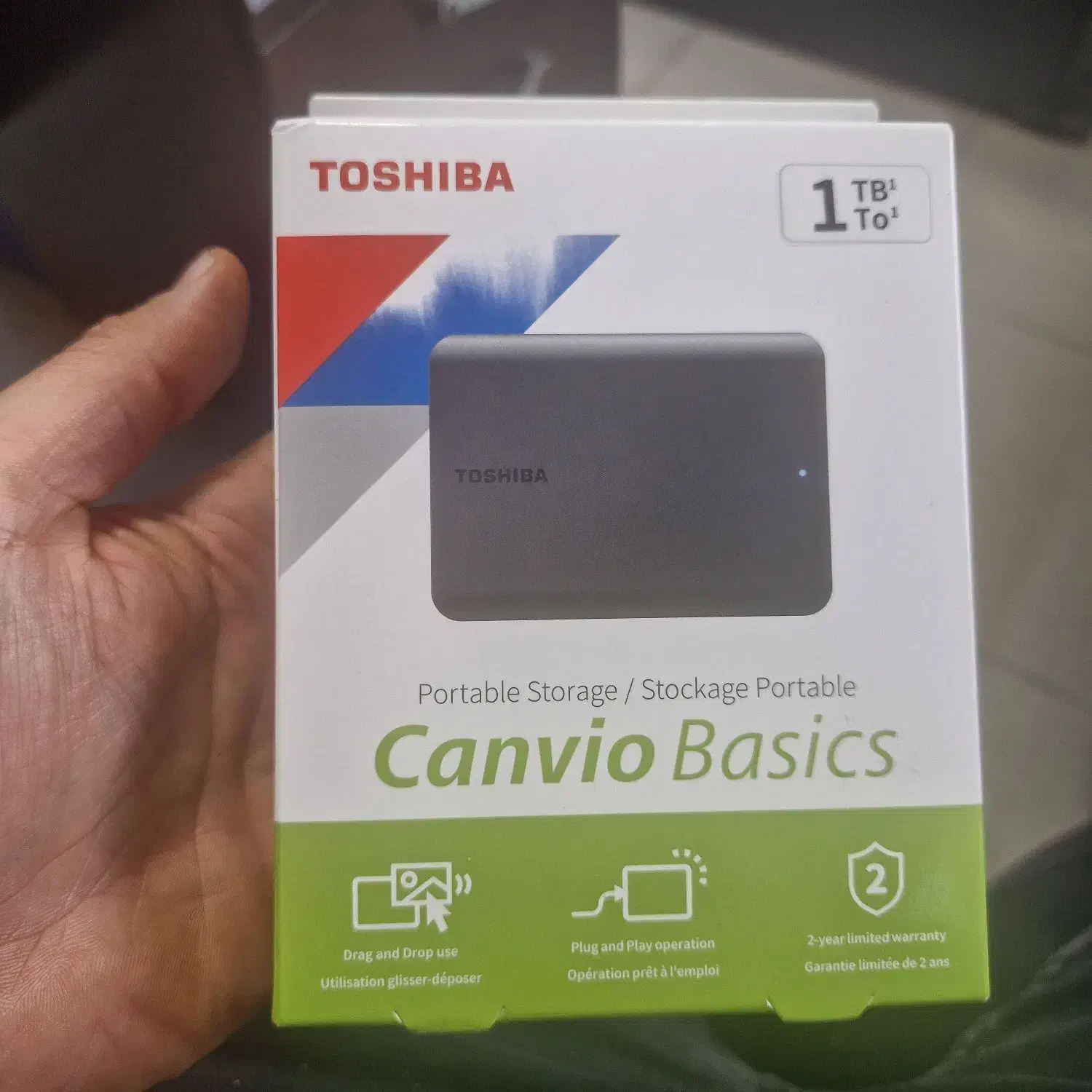 هارد اکسترنال توشیبا ۱ ترابایت پلمپ|قطعات و لوازم جانبی رایانه|تهران, زنجان جنوبی|دیوار