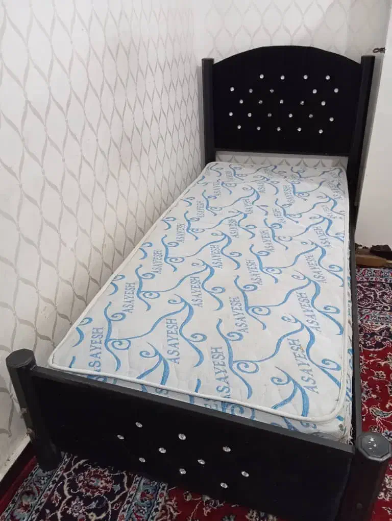 تخت خواب یک نفر با تشک|تخت و سرویس خواب|اهواز, عین ۲|دیوار