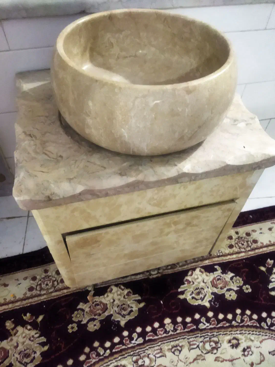 روشویی سنگی|لوازم سرویس بهداشتی|ساوه, |دیوار