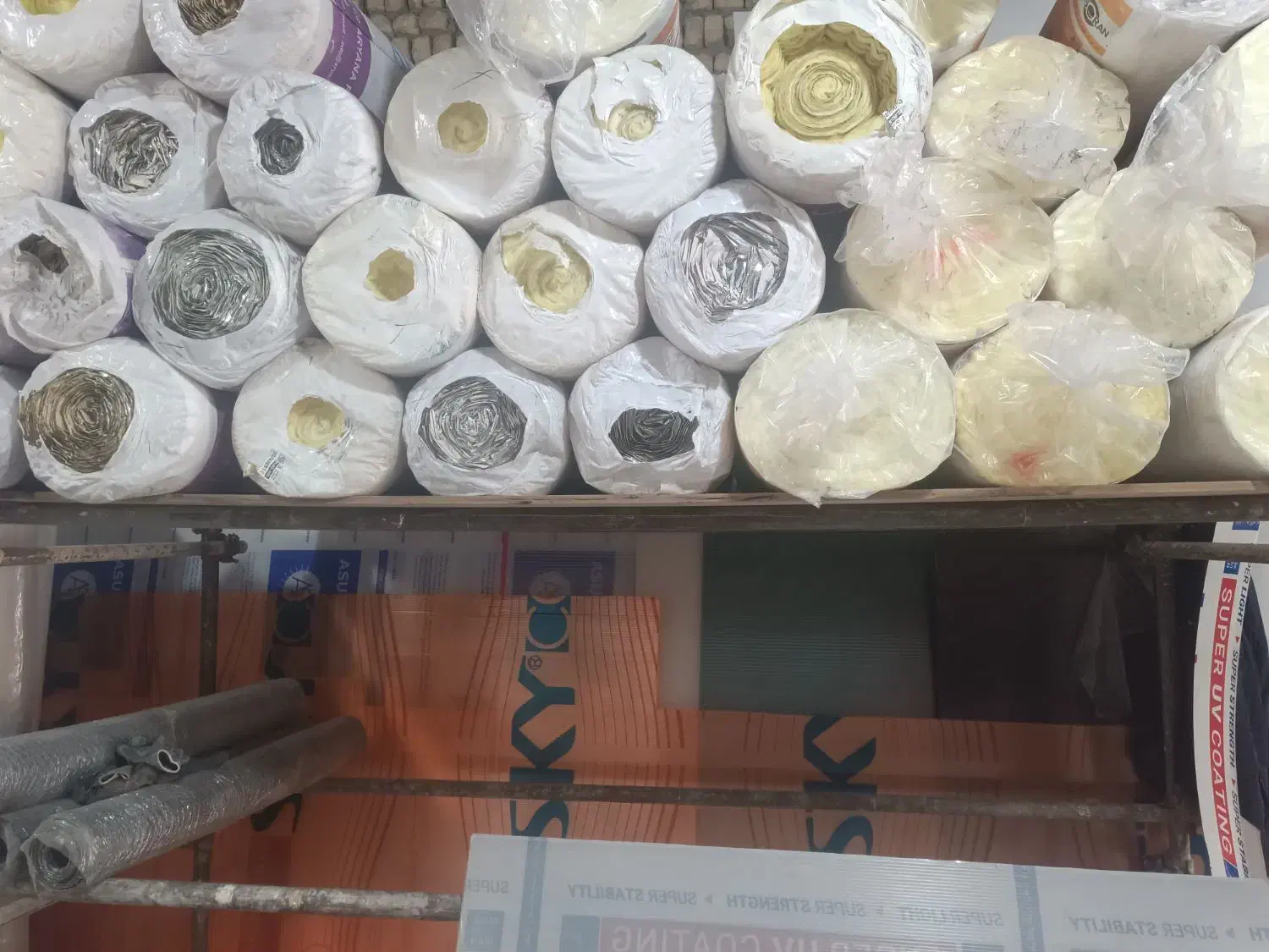 فوم پلی اتیلن،پلی کربنات،طرح سفال،دامپا،ایرانیت|مصالح و تجهیزات ساختمان|اسلامآباد غرب, |دیوار