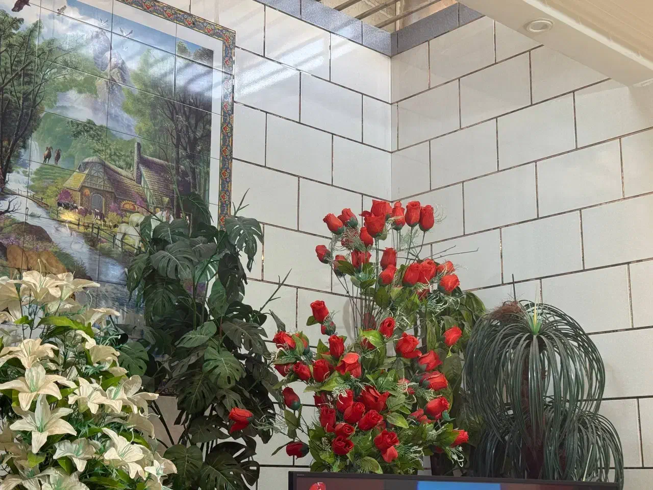 گل مصنوعی|گل مصنوعی|شیراز, منطقه هوایی شهید دوران|دیوار