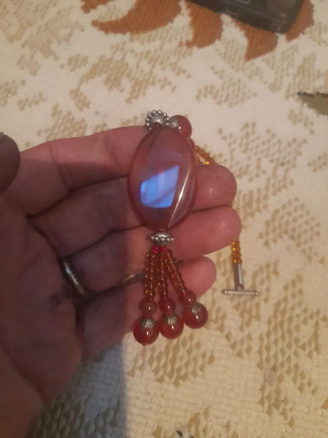 گردنبندعقیق سرخ یمن|جواهرات|کرمانشاه, |دیوار