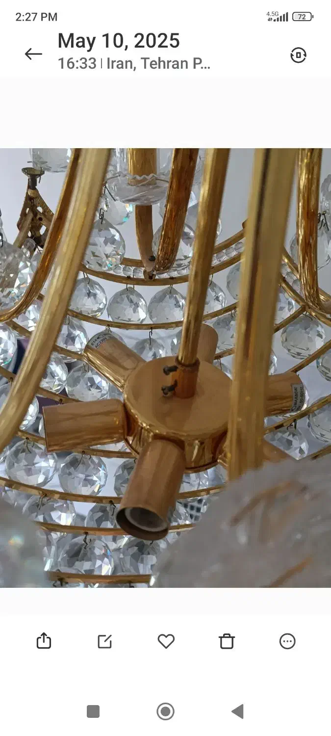 لوستر|لوستر و چراغ آویز|تهران, مهران (سیدخندان)|دیوار