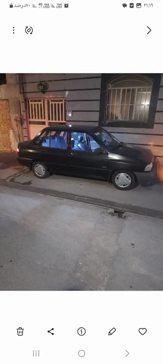 پراید۸۱ بی رنگ شاسی سالم|خودرو سواری و وانت|اشتهارد, |دیوار