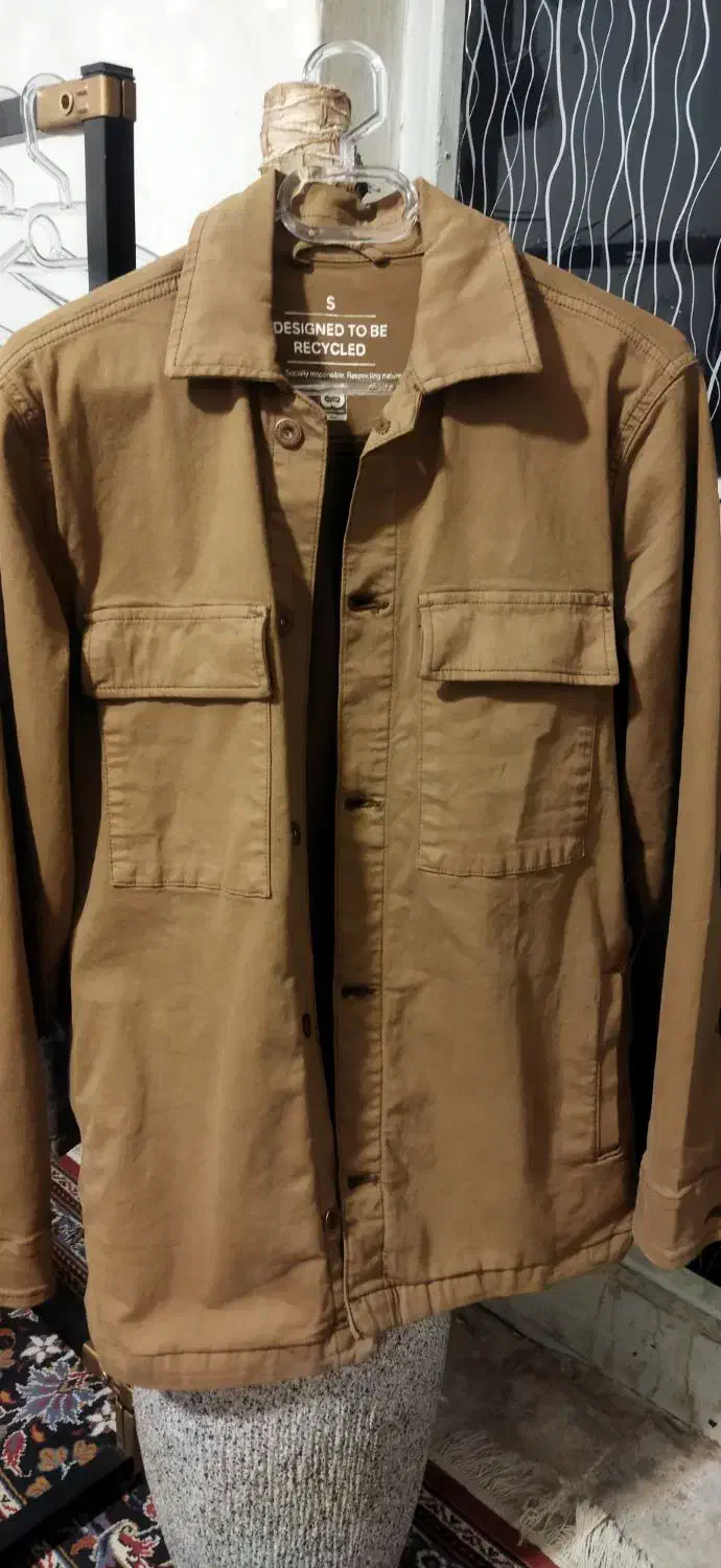 فروش یه کت کتان درجه یک اورجینال|لباس|فولادشهر, B5|دیوار