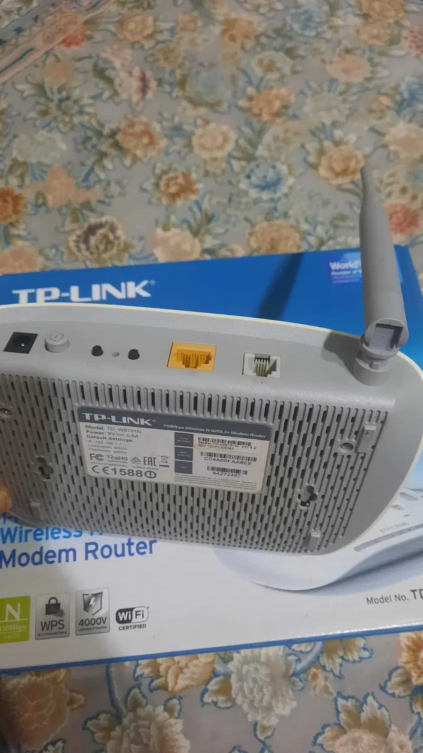 مودم تی پی لینک  .مدل Td-w8151N مدل Td-W8151N|مودم و تجهیزات شبکه|کرج, شهرک بنفشه|دیوار