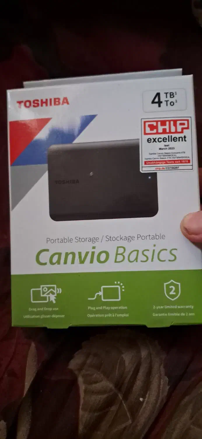 هارد اکسترنال ۴ ترابایت|قطعات و لوازم جانبی رایانه|فردیس, شهرک ۱۱۰|دیوار