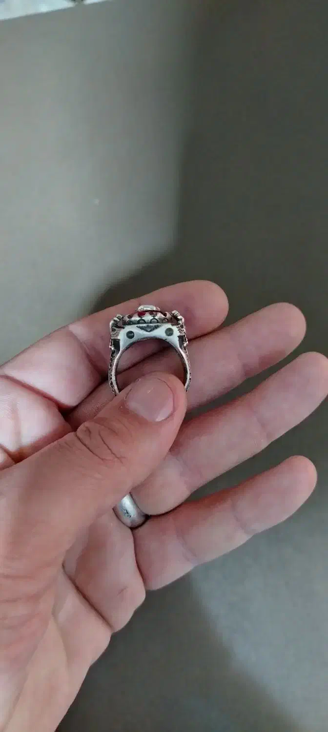 انگشتر نقره تاج فروهر|جواهرات|نسیمشهر, |دیوار