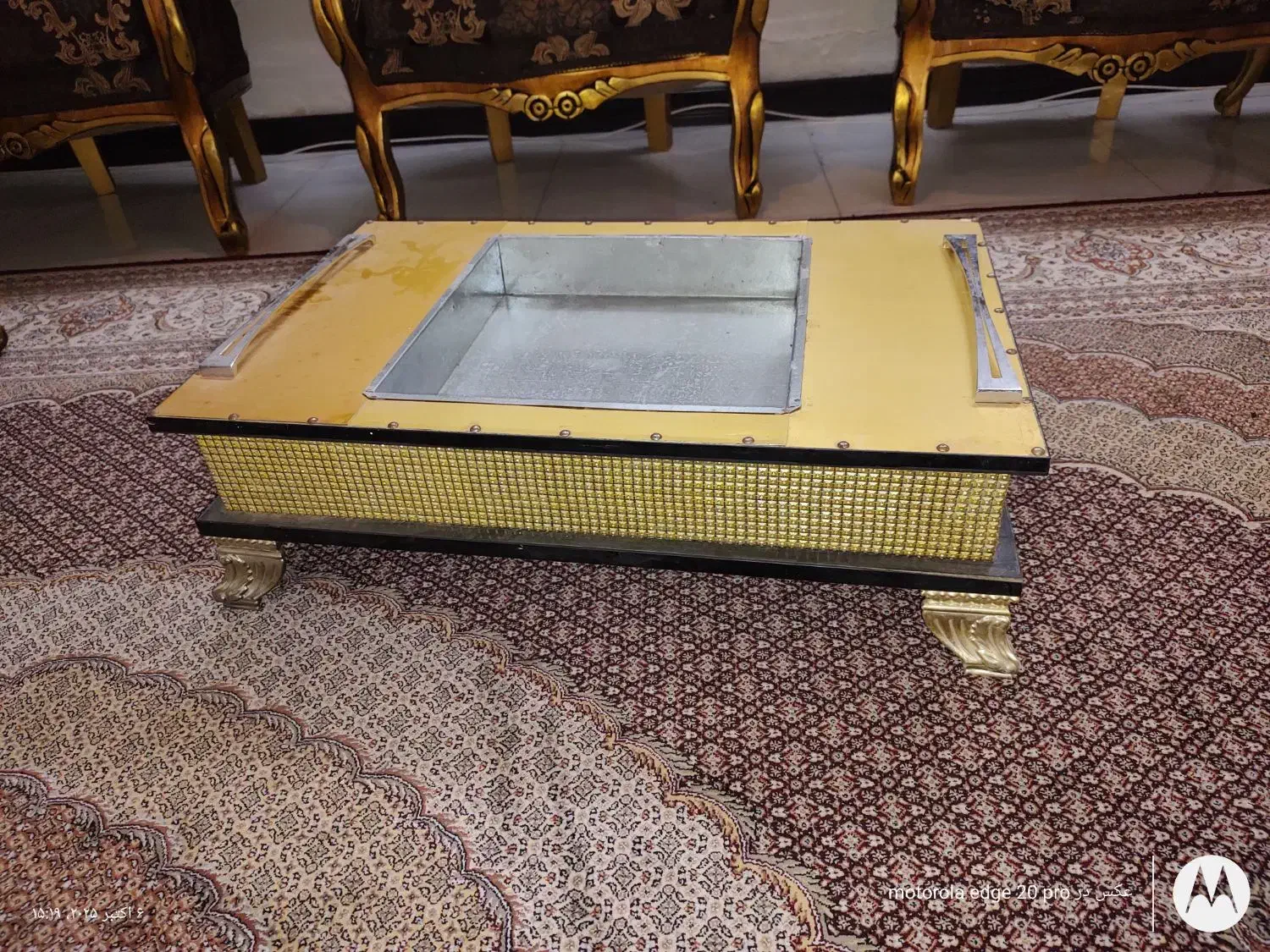 منقل چوب و ورق استیل|صنایع دستی و سایر لوازم تزئینی|اهواز, پردیس|دیوار