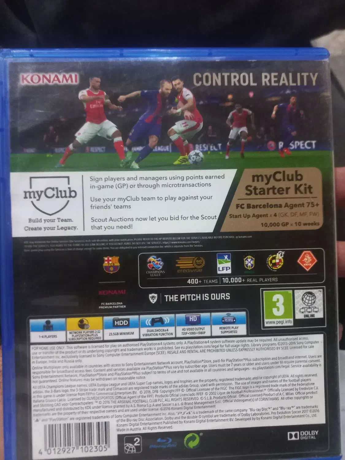 دیسک بازی pes 2017|کنسول، بازی ویدئویی و آنلاین|تهران, منیریه|دیوار