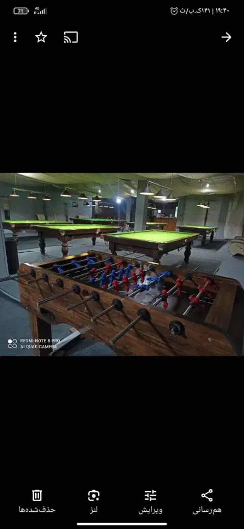 وسایل بیلیارد ۵ عدد میز ایت میز فوتبال دستی|ورزشهای توپی|ایلام, |دیوار