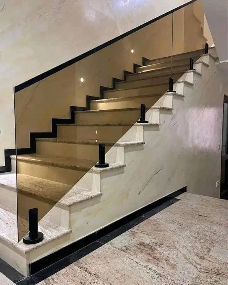 درب ضد سرقت نرده شیشه ای دودی، استیل ،لمینت کدT063|مصالح و تجهیزات ساختمان|چمستان, |دیوار