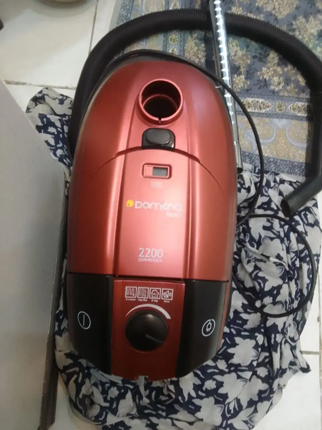 جاروبرقی دومنا۲۲۰۰ درحدنوبدون تعمیر سالم وبه شرط|جاروبرقی، جارو شارژی، بخارشو|رودهن, |دیوار