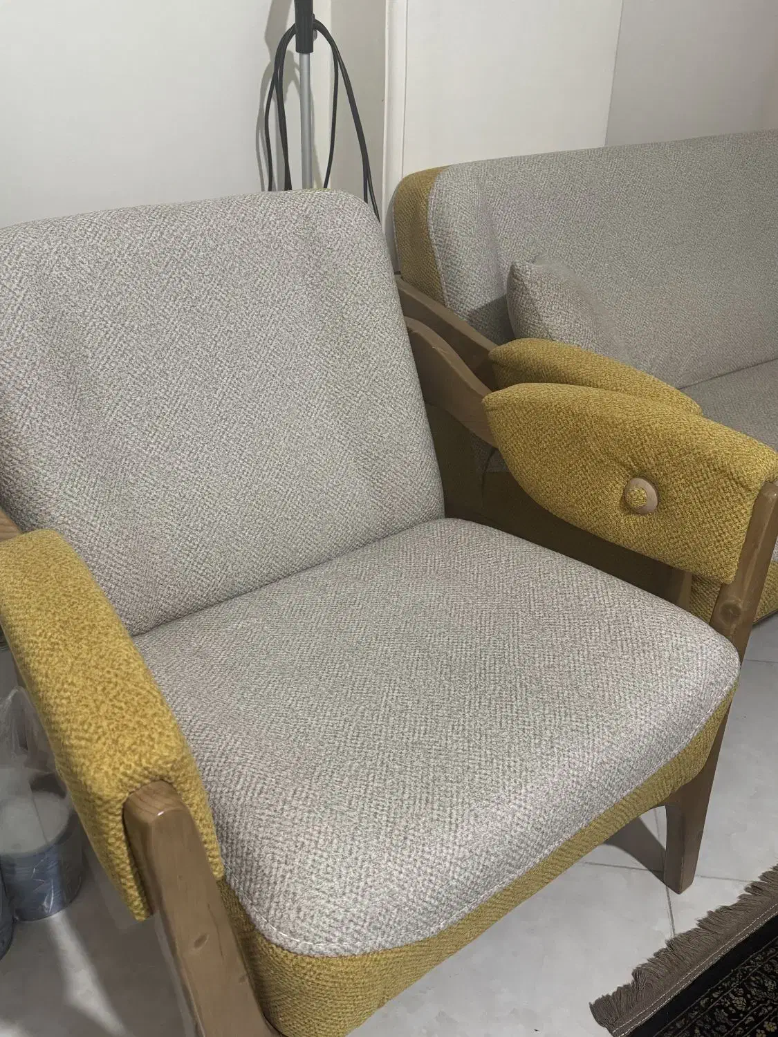 ست ۷ نفره راحتی مینیمال (در حد نو )|مبلمان خانگی و میز عسلی|تهران, زرکش|دیوار