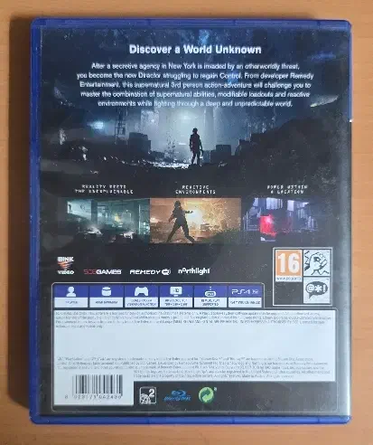 دیسک Control Ps4|کنسول، بازی ویدئویی و آنلاین|بم, |دیوار