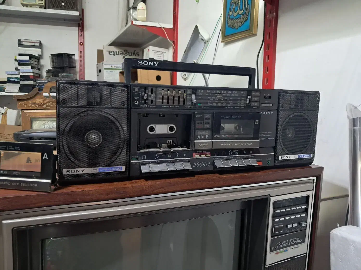 رادیوضبط سونی w600|سیستم صوتی خانگی|فسا, |دیوار