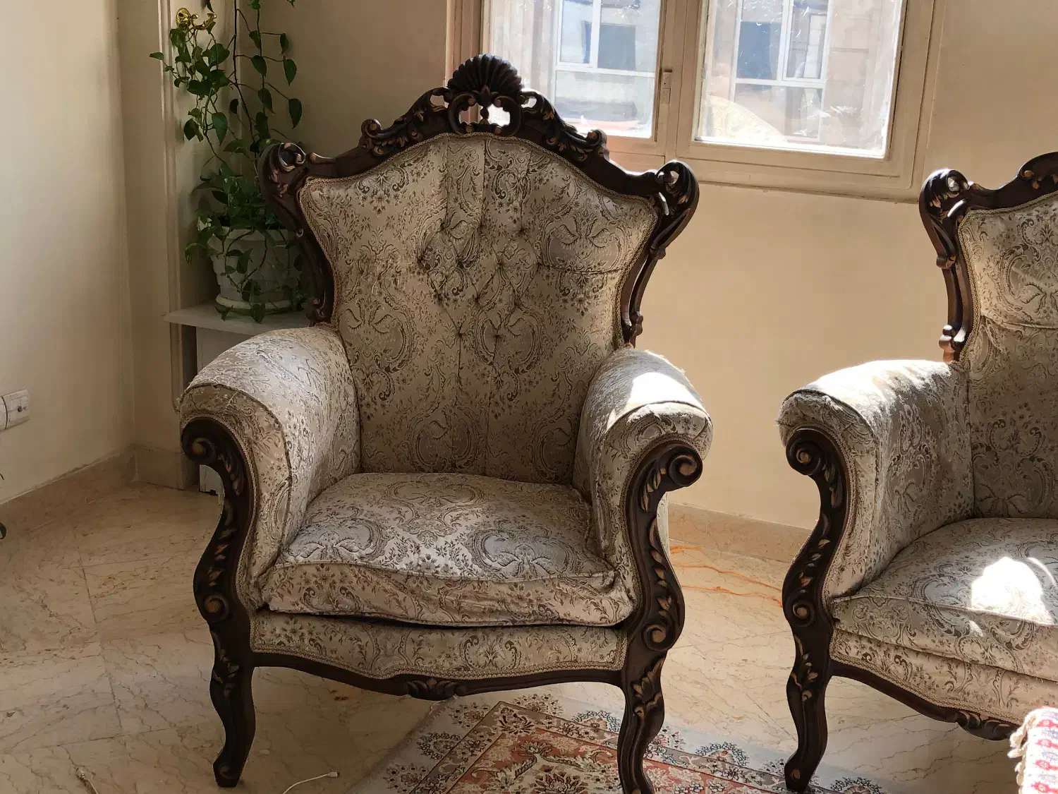 مبل سلطنتی چوب گردو|مبلمان خانگی و میز عسلی|تهران, اباذر|دیوار