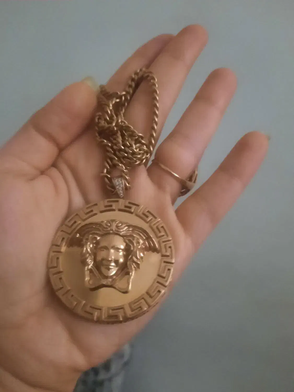 پلاک زنجیر ورساچ۴۷گرم|جواهرات|فردیس, فردیس|دیوار