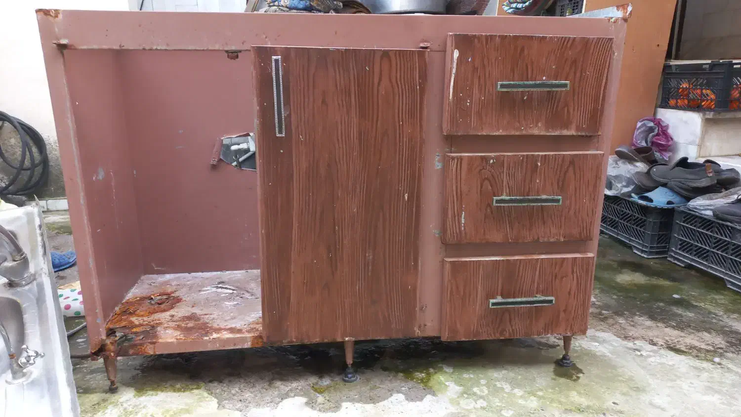 کابینت زیر سینگ و سینگ ظرفشویی|مصالح و تجهیزات ساختمان|لاهیجان, بازکیاگوراب|دیوار