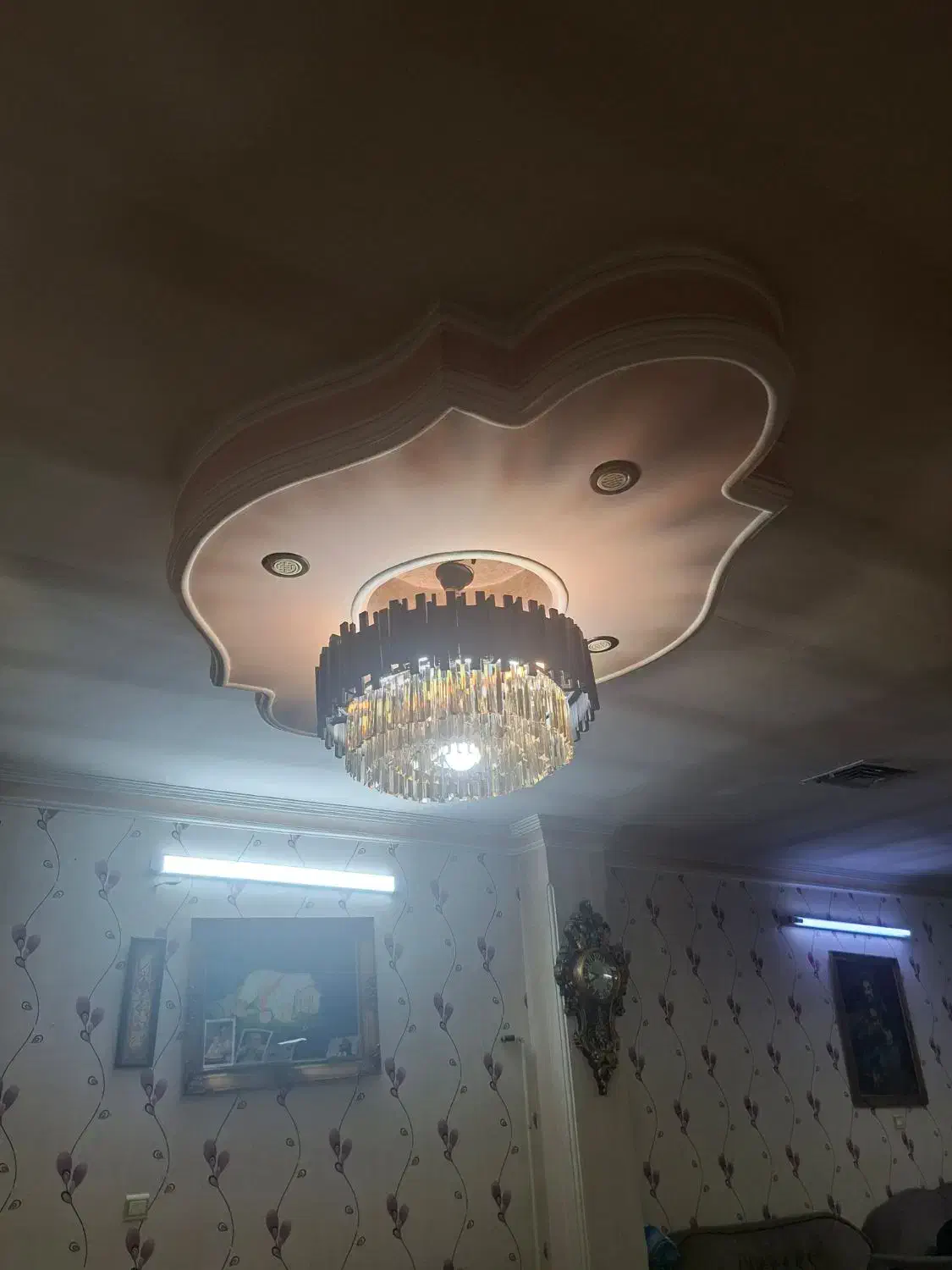 لوستر پروفیل ۳ عدد|لوستر و چراغ آویز|اندیشه, اندیشه فاز ۱|دیوار