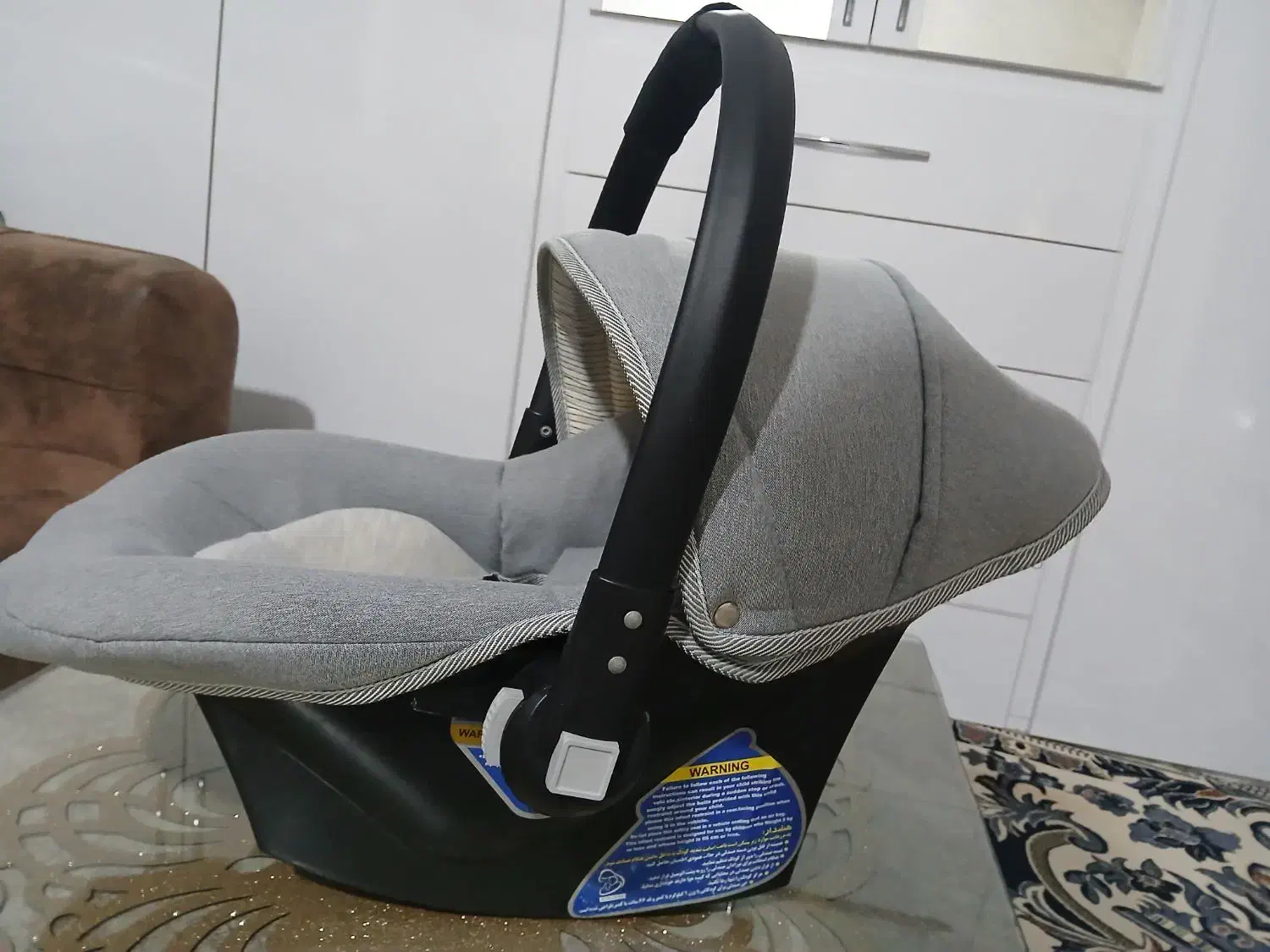 کریر نوزادی رنگ توسی|کالسکه و لوازم جانبی|قم, حنیف نژاد|دیوار