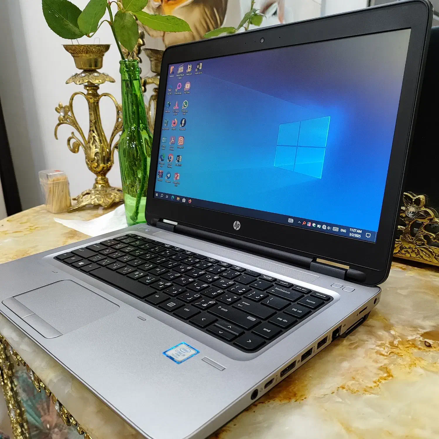 لپتاپ HP زیبا و قوی و سالم با دوعدد هارد SSD ۲۵۶|رایانه همراه|ملایر, |دیوار