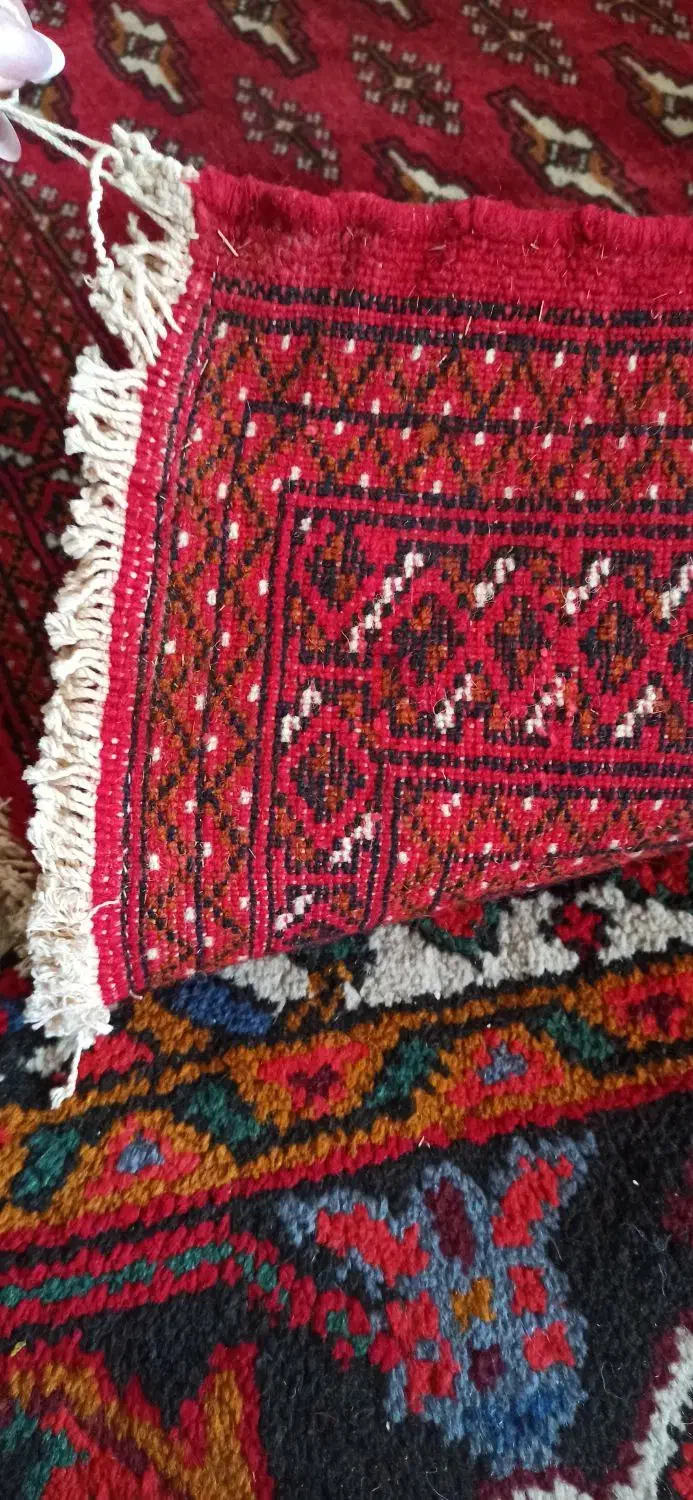 یک جفت پادری دستبافت پشمی|فرش|مرند, |دیوار