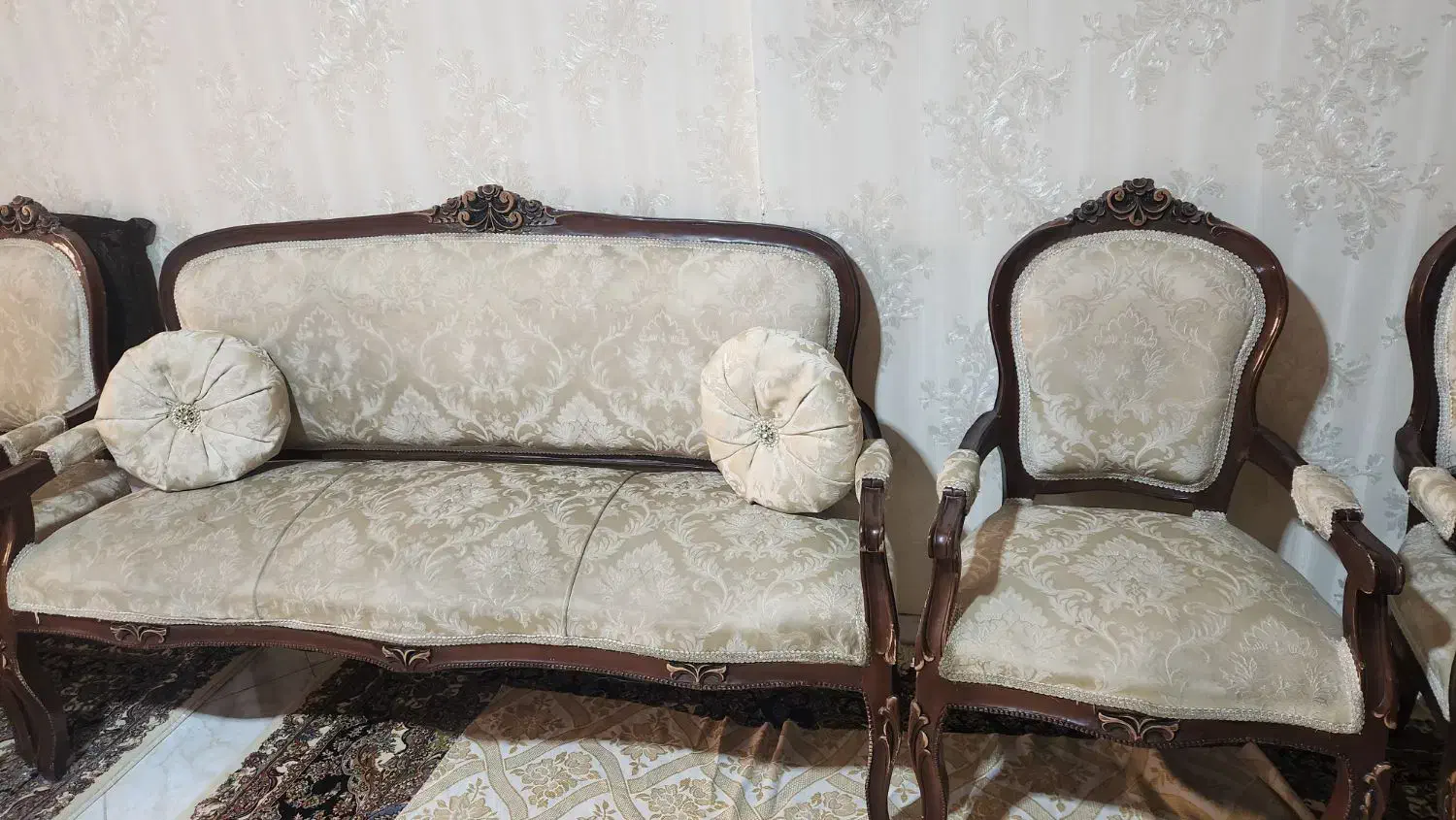 مبل سلطنتی|مبلمان خانگی و میز عسلی|شریف‌آباد, |دیوار